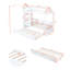 Lit en bois avec lit gigogne simple Ault-644500525
