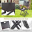 Square 3 - Piece 2 - Person 60Cm L Outdoor Bistro Set-1888564435