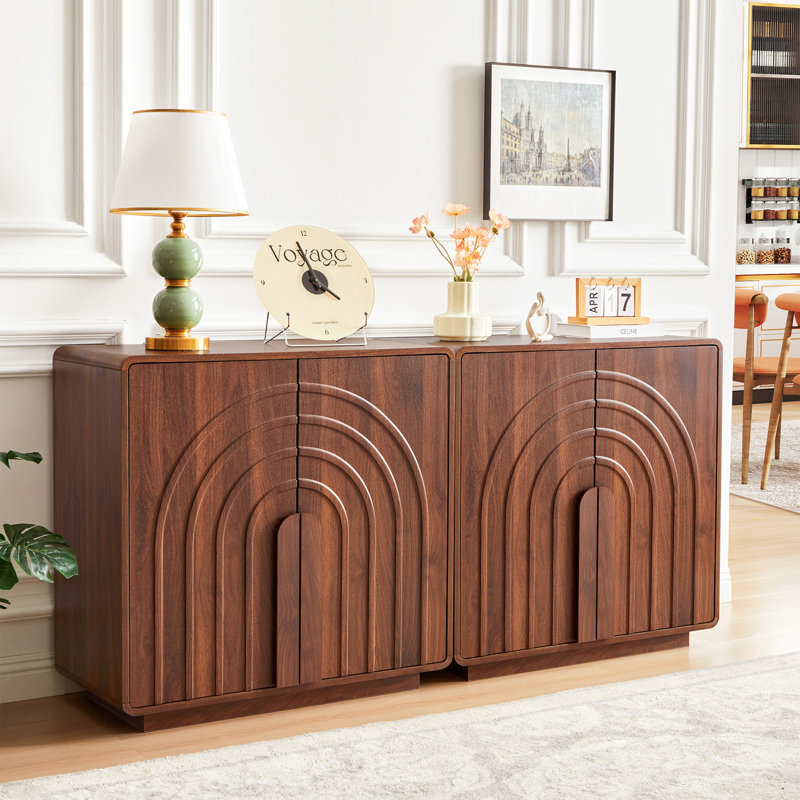 Armoire d'appoint 2 portes, Noyer