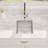 15" L x 17" W Undermount Bar Sink Bar Prep Sink 16 Gauge Stainless Steel Single Bowl Kitchen Sink