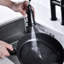 Robinet de cuisine noir mat - escamotable pour une expérience de nettoyage améliorée avec évier rotatif à 360 degrés-675561405