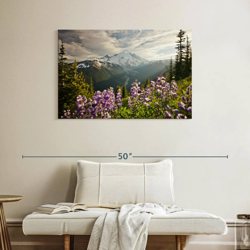 Alvord Mt. Rainier, H 26 po x l 39 po