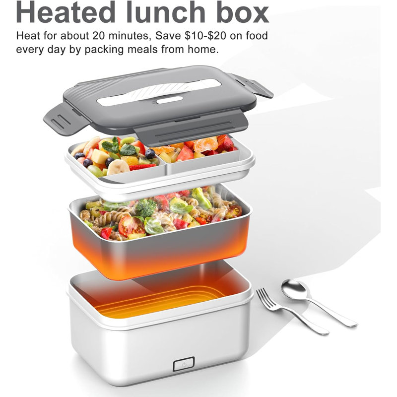 Boîte à repas électrique chauffée 1,8 l