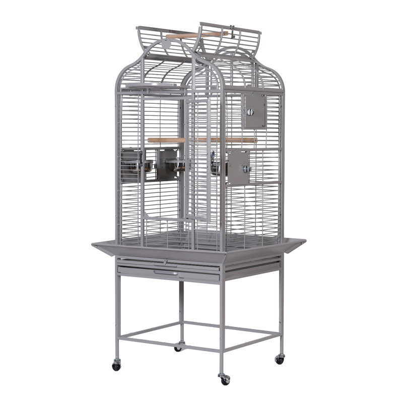 Majestic Open Top Petit Platine, Platine, Small (61.4" H x 24" W x 22" D)