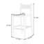 Chaise d'appoint à dossier bas en noyer (ensemble de 6)-342699458-342699460-342699463