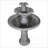 Fountains 41.7"H Antique Slate Gray Outdoor Fountain for Garden Patio Backyard Porch | Concrete / Cement | Tiered Waterfall