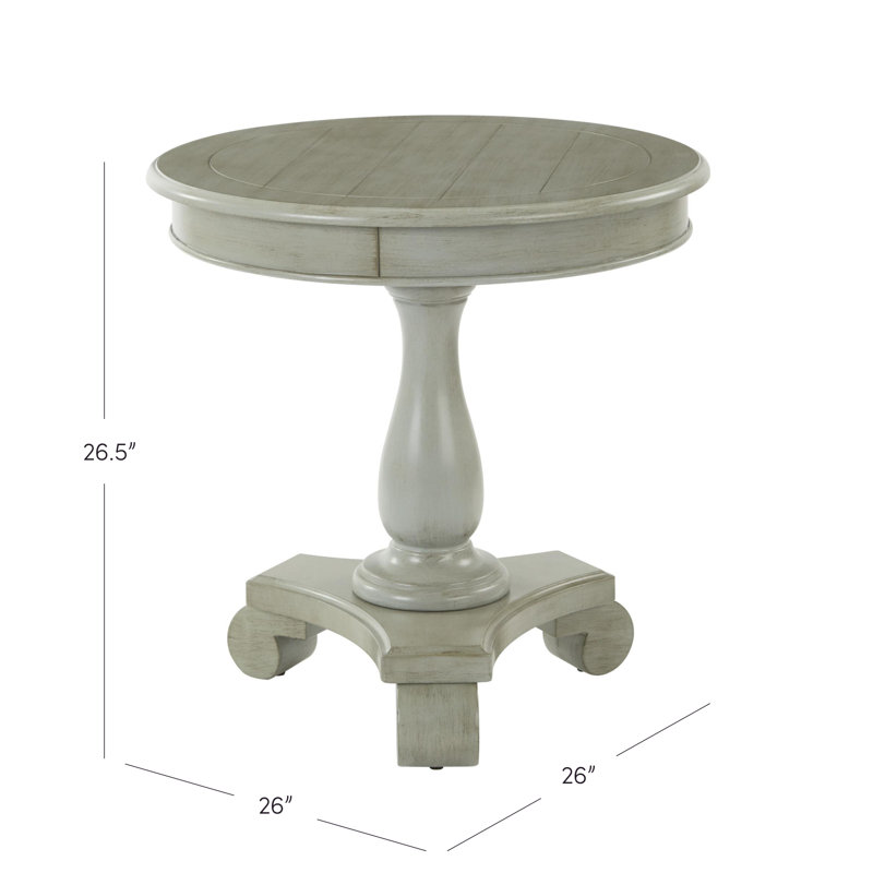 Lana End Table, Antique Gray