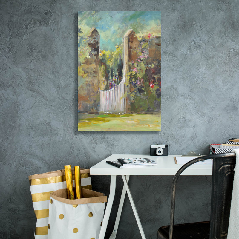 «Garden Door» par Jadei, impression sur toile 18 po x 26 po, H 26 po x l 18 po