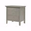Table de chevet 26 po H 3 po champagne argenté-1141055177