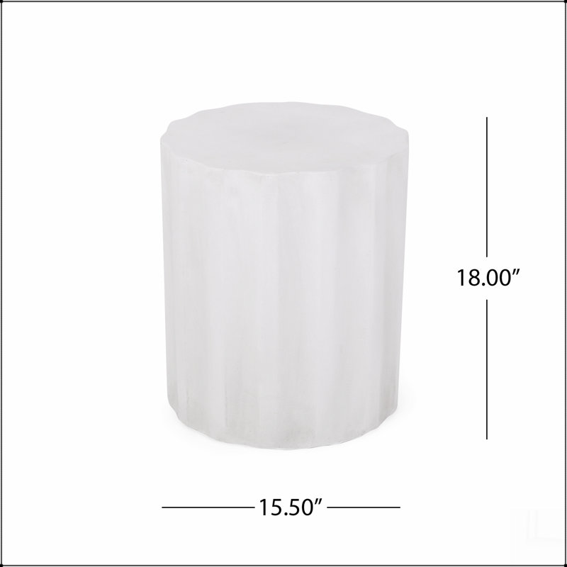 Outdoor LightWeight Concrete Side Table