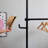 Telescopic Garment Rack, Heavy Duty Design Movable DIY By Hand No Damage To Wall Ceiling Hanging Rail, 31-47In Wide Adjustable, 120 Kilogram Loading, Reach Hook Included-114196697