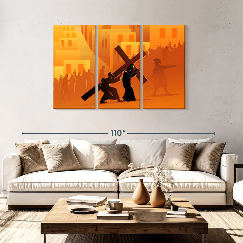 Adella Simon Helps Jesus Christ, 48" H x 74" W