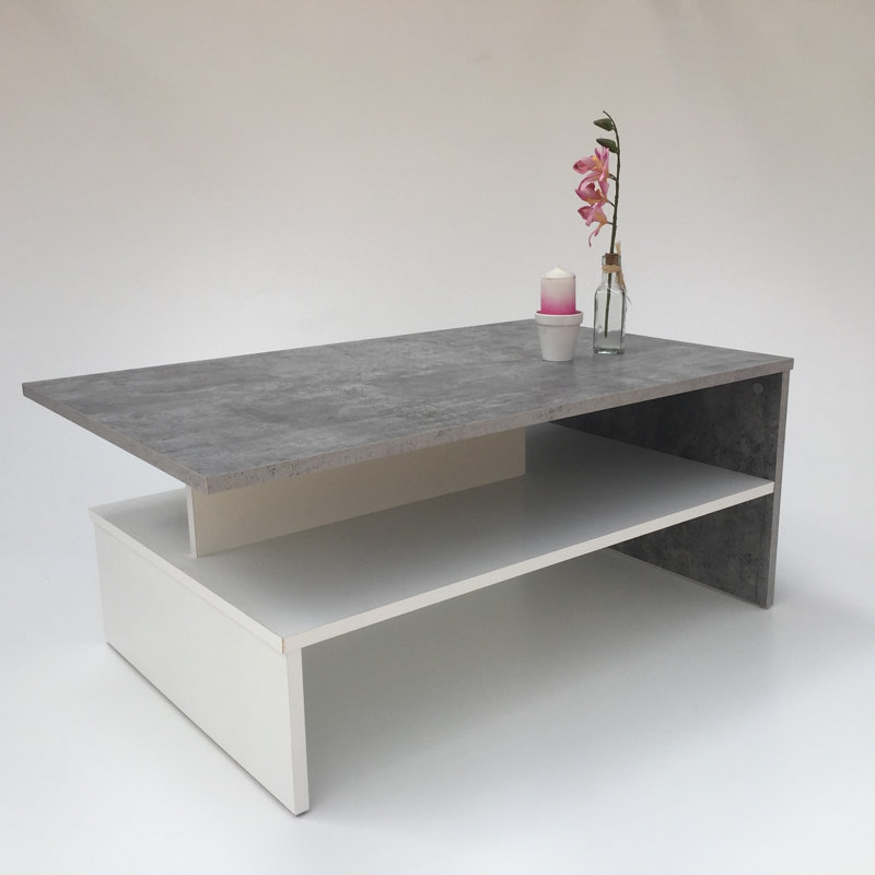 Couchtisch  Galesburg  SW - Nuss, Concrete