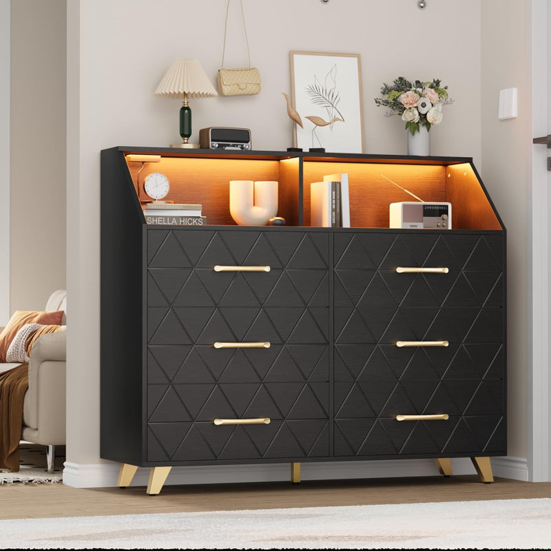 Armoire de rangement 47 po, Noir