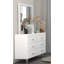 Commode double 6 tiroirs avec miroir Yifan