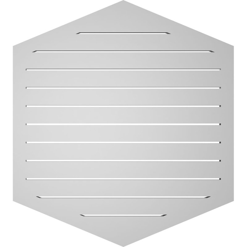 Pente verticale verticale en uréthane 5 pi, H 38 po x l 34 po x P 1,5 po