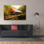 «Flume Covered Bridge» par Brandon Wong, art mural sur toile-2002438970