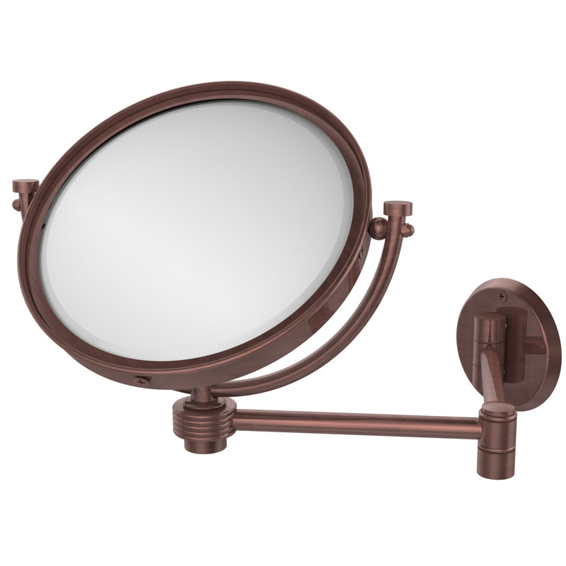 Metal Wall Mirror, Antique Copper