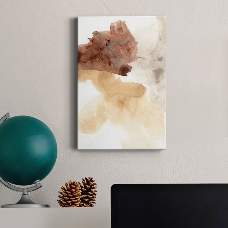 Tectonic Geyser II - Wrapped Canvas Print, 60" H x 40" W x 1" D