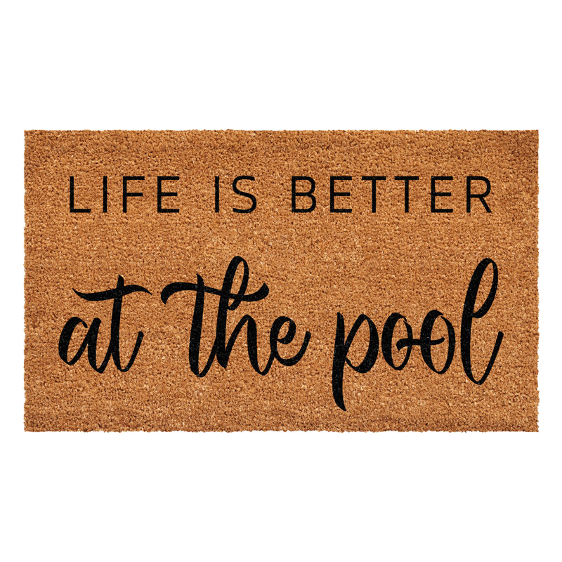 Dzoba Non-Slip Outdoor Doormat, 24" W x 36" L