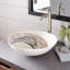 Murano Glass Handmade Circular Vessel Bathroom Sink