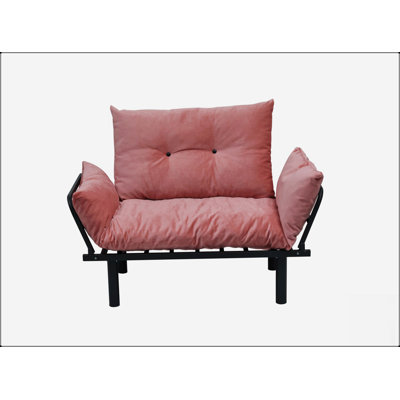 Sona Convertible Futon Loveseat – Modern Sofa Bed For Living Room, Perfect For Small Spaces And Guest Rooms