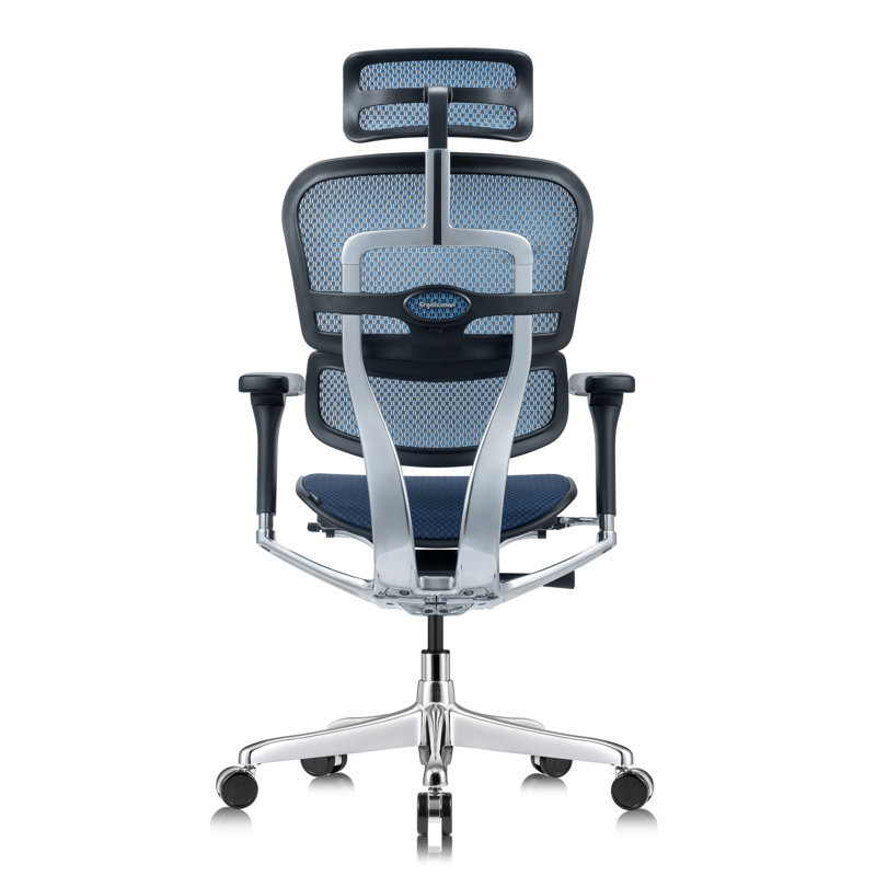 Tempur-Pedic Ergohuman GEN2 Hi Back Ergonomic Office Chair with Tempur-Pedic Seat, Synchro-Tilt, Adjustable Headrest, Arm Height Adjustment