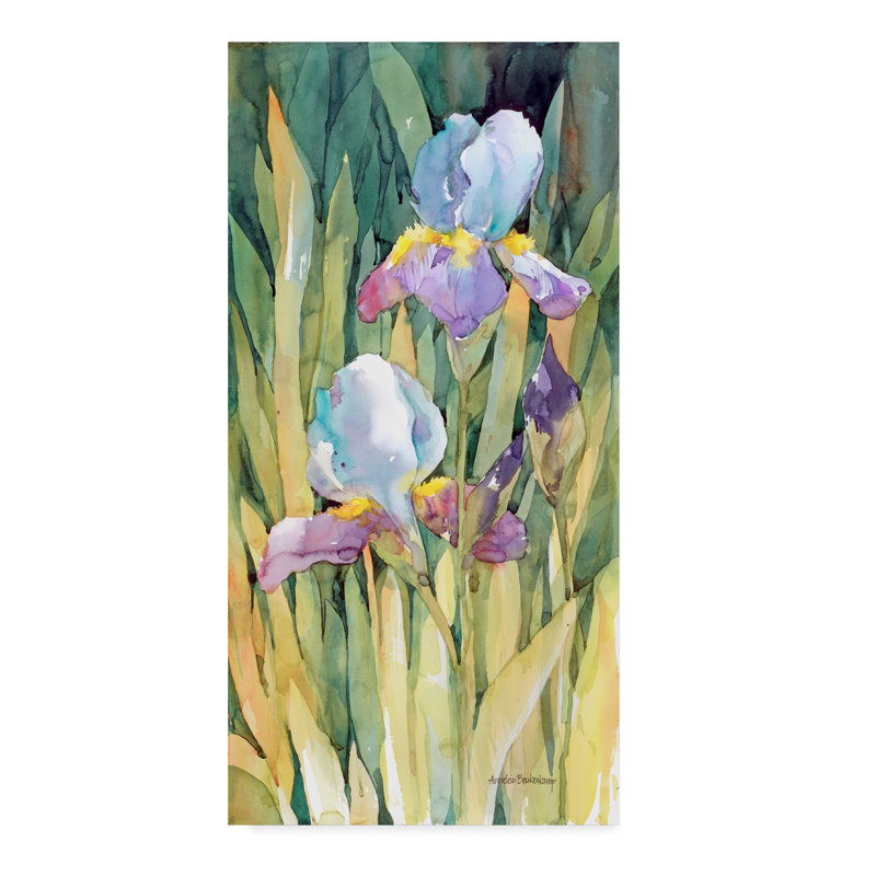 Multicolor Floral Gallery-Wrapped Canvas Art 19" x 10"