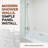 Subway Tile - Mirroflex - Tub and Shower Wall Panel - Gloss White