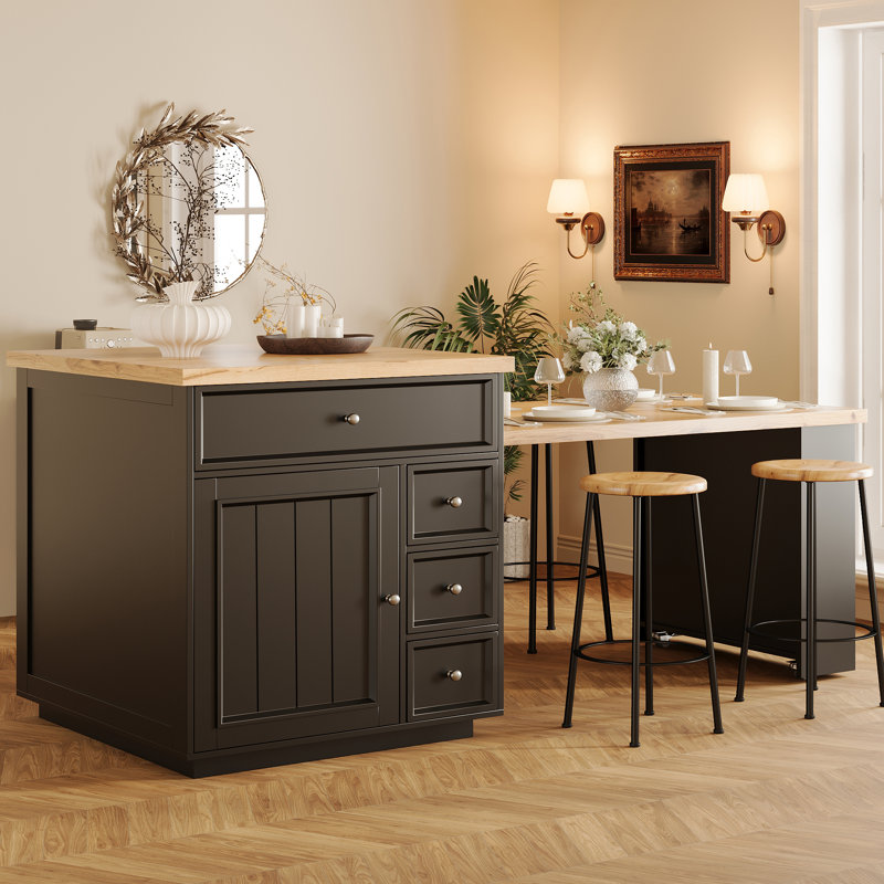 Kitchen Island, black