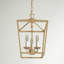 Finnegan 3-Light Dimmable Steel Geometric Lantern Chandelier-1928442493
