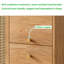 Armoire d'appoint en bois massif-101547105