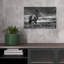 Windswept Wild Horse Dramatic Abstract Contemporary Horse Landscape Nature Wall Art Print 1 Piece Wrapped Canvas Wall Art-974713091