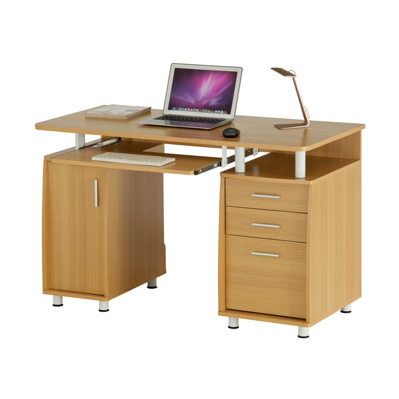 Chandler Computer Desk, Oak