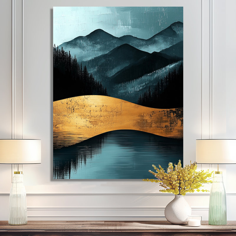 Richgrove - paysages, art mural, H 40 po x l 30 po, Toile tendue, Ne s’applique pas