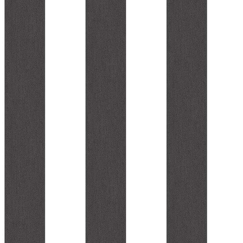 Smart Stripes 2 Surface Stripe Wallpaper Roll, Black