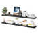Miami 60" W x 8" D Floating Shelves Set with Invisible Wall Mount Brackets