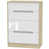 White Gloss/Bardolino Oak