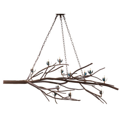 Linear Branch Chandelier