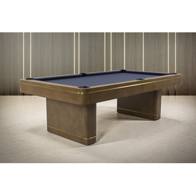 Deco 8' Slate Pool Table In Glazed Maple With Professional Installation Included