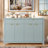 Lateasa Fluted Sideboard with Drawers, Doors & Adjustable Shelves-114114611