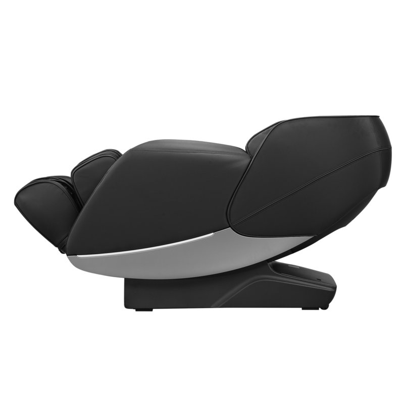 Fauteuil de massage chauffant inclinable en similicuir à largeur réglable et chauffant