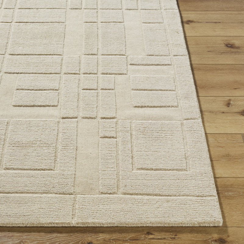 Frand Lloyd Wright Foundation X Surya Luxuries Handmade Rug, Rectangle 5' x 7'6"