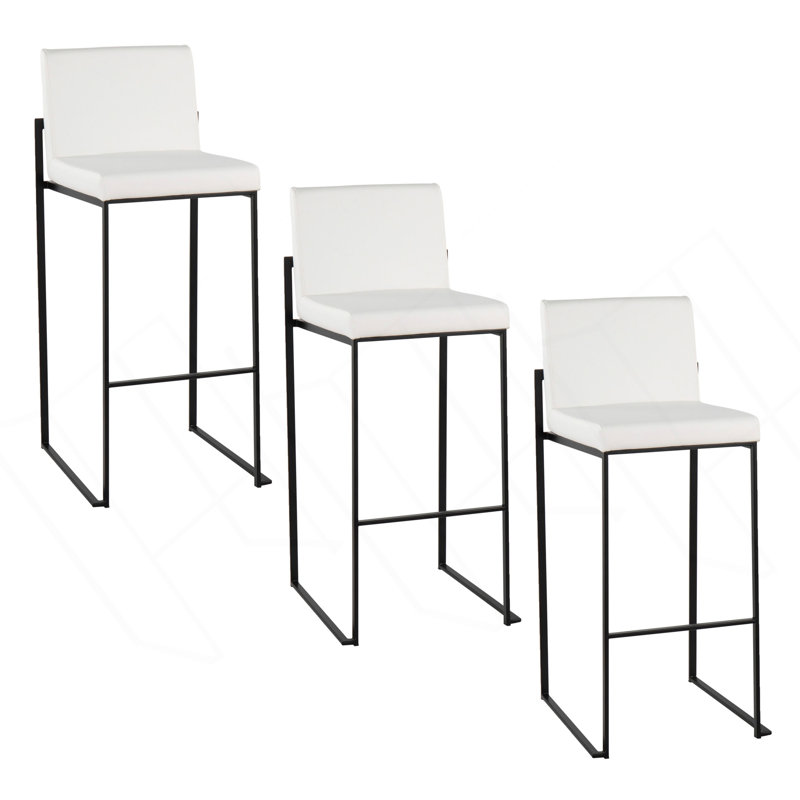 Tabouret de bar 30 po Fuji, Blanc