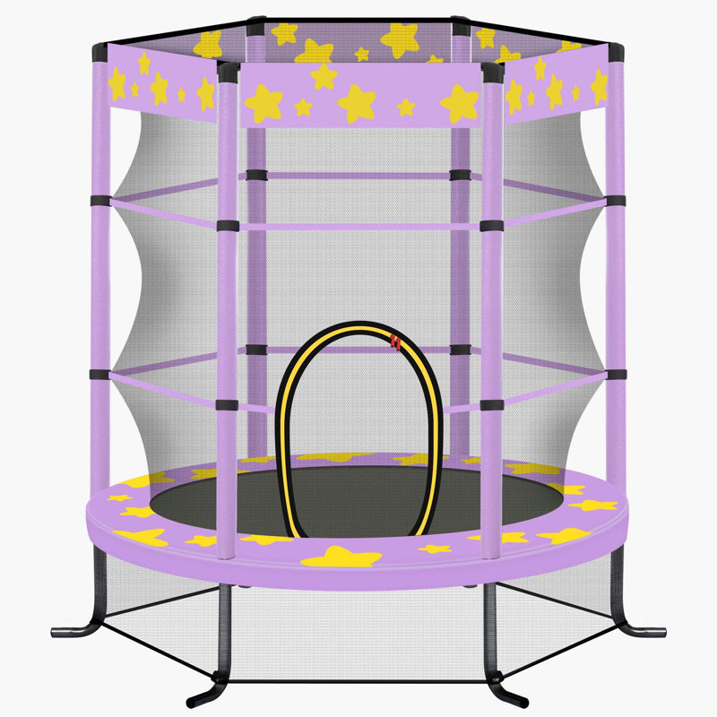 Beyong Round Kid / Toddler Trampoline, Purple