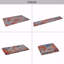 Tapis décoratif lavable, à poils courts, antidérapant, antidérapant, pliable, adapté aux enfants et aux animaux de compagnie