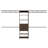 Closet System, Bedroom, Dark Walnut