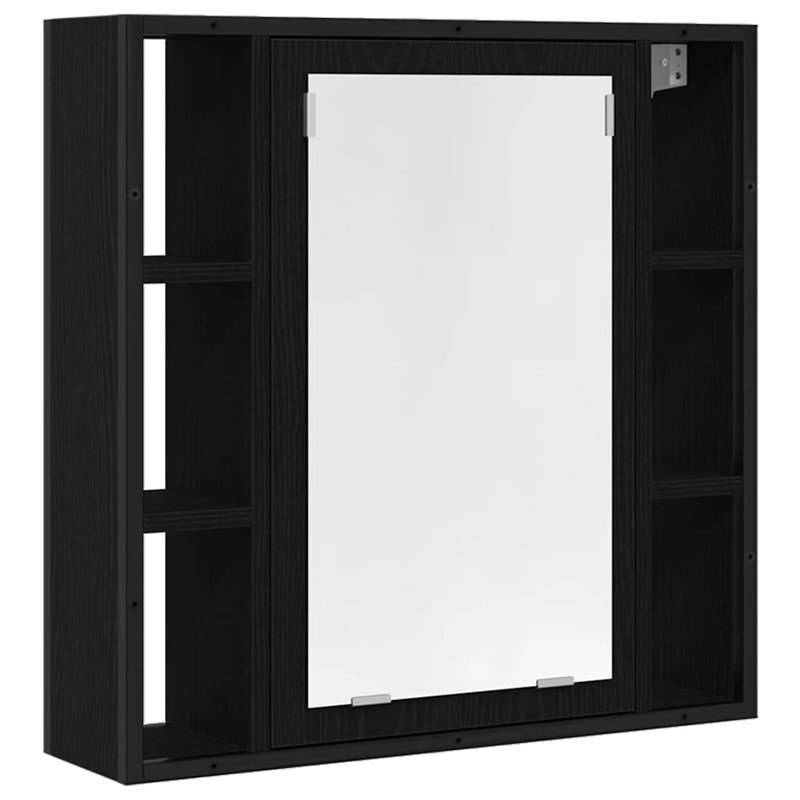 Bathroom Cabinet, Black Oak