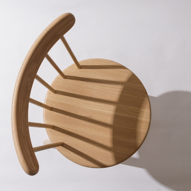Ai Solid Wood Dining Chair, Oak