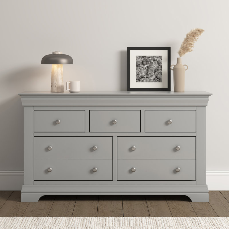 Adaleya 5 Drawer Chest, Grey